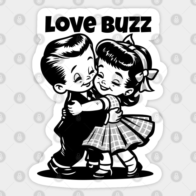 LOVE BUZZ Sticker by artslaves